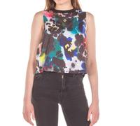 Superdry Run Cropped Camiseta sin mangas suelta para mujer M