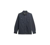 Superdry Shirt Canvas Workwear Overshirt Midnight Navy L Hombre