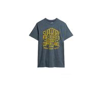 Superdry Shirt Copper Label Workwear tee Airborne Navy Jaspe Marl M Hombre