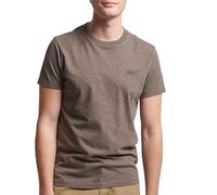 Superdry Shirt Essential Logo EMB tee Cocoa Brown Marl XL Hombre