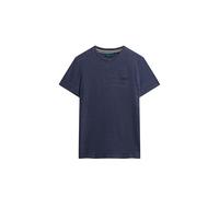 Superdry Shirt Essential Logo EMB tee Dark Indigo Blue Marl L Hombre