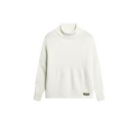 Superdry Shirt Essential Rib Knit Jumper Ecru 12 Mujer