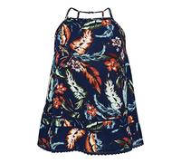 Superdry Shirt Vintage Beach Cami Top Indo Leaf Navy 38 Mujer