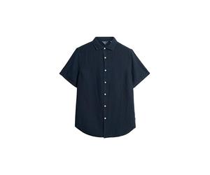 SUPERDRY Studios Casual Linen S/S Shirt M4010608A Navy S Hombre
