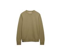 Superdry Sudadera clásica esencial para hombre, Verde caqui claro, M