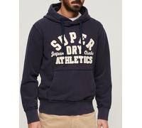 Superdry Sudadera con capucha Vintage Athletic. Azul marino XL