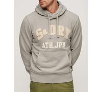 Superdry Sudadera con capucha Vintage Athletic. Gris claro S