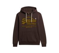 Superdry - Sudadera con capucha Vintage Logo - Sweatshirts & Hoodies - Hombre - Marrón - S -