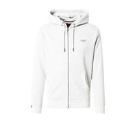 Superdry Sudadera con cremallera 'Essential' gris claro, Talla XXL