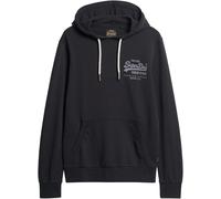 Superdry Sudadera 'Heritage' gris / negro M gris / negro