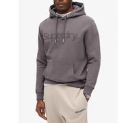 Superdry Sudadera suelta con capucha y logotipo Core City. Gris claro L