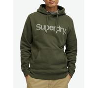 Superdry Sudadera suelta con capucha y logotipo Core City. Kaki L