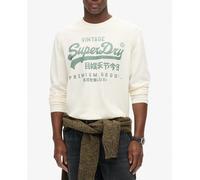 Superdry Superdry - Camiseta clásica gráfica de manga larga. Crudo Talla 2XL