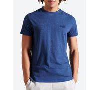 Superdry Superdry - Camiseta de hombre de algodón orgánico bordada con el logotipo Vintage Logo. Azul Talla 3