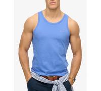 Superdry Superdry - Camiseta sin mangas de hombre con logo esencial. Azul índigo Talla XL