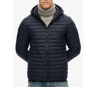 Superdry Superdry - Chaqueta de hombre acolchada fuji lite con capucha. Azul marino Talla L