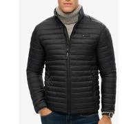 Superdry Superdry - Chaqueta de hombre acolchada fuji lite sin capucha. Negro Talla XL