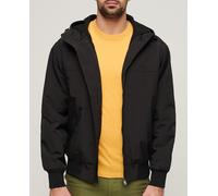 Superdry Superdry - Chaqueta de hombre en nylon con capucha Surplus. Negro Talla L