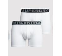 Superdry Superdry - Pack de 3 calzoncillos bóxer de algodón orgánico. Blanco Talla S