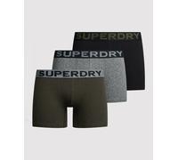 Superdry Superdry - Pack de 3 calzoncillos bóxer de algodón orgánico. Multicolor Talla S