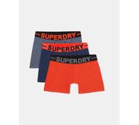 Superdry Superdry - Pack de 3 calzoncillos bóxer de algodón orgánico. Multicolor Talla S