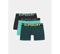 Superdry Superdry - Pack de 3 calzoncillos bóxer de algodón orgánico. Multicolor Talla S