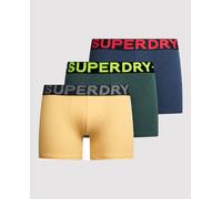 Superdry Superdry - Pack de 3 calzoncillos bóxer de algodón orgánico. Multicolor Talla S