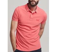 Superdry Superdry - Polo de hombre Destroyed. Rosa Talla 2