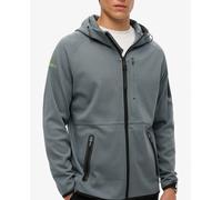 Superdry Superdry - Sudadera de hombre con capucha y cremallera con logo Tech. Azul Talla L