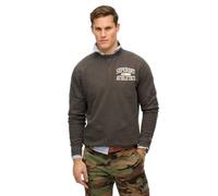 Superdry, Sweats Athletic ESS Crew, M2014090A, Charcoal, S, Man, Adulto