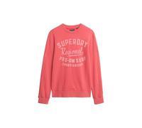 Superdry, Sweats LO-FI Outdoors Relaxed Crew, M2014018A, Baked Apple Red, L, Man, Adulto