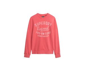 Superdry, Sweats LO-FI Outdoors Relaxed Crew, M2014018A, Baked Apple Red, L, Man, Adulto
