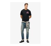 Superdry, T.Shirt CL Great Outdoors Chest tee, M1012175A, Black, L, Man, Adulto