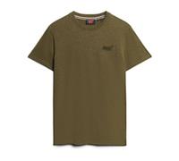 Superdry Camiseta de algodón orgánico con logotipo Essential. Verde M