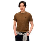 Superdry, T.Shirt Essential Logo EMB tee, M1011245A, Bronzed Brown Grit, M, Man, Adulto