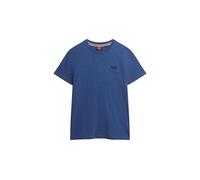 Superdry, T.Shirt Essential Logo EMB tee, M1011245A, Turquoise Sea Grit, M, Man, Adulto