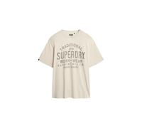 Superdry, T.Shirt MACHINED Goods Workwear tee, M1012204A, Eclipse Navy, XL, Man, Adulto