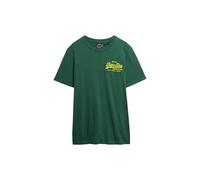 Superdry, T.Shirt VL Embroidered Relaxed tee, M1012099A, International Pine, XL, Man, Adulto
