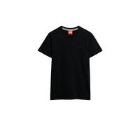 Superdry Unisex Besticktes T-Shirt Hemd, Schwarz/Schwarz, M