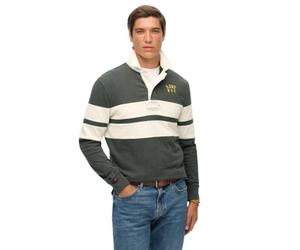 Superdry Vintage Athletic Stripe Rugby Short Sleeve T-Shirt L