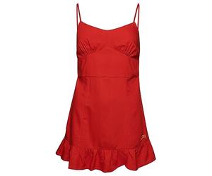 Superdry Vintage Cami Mini Dress W8011313A Drop Kick Red 12 Mujer