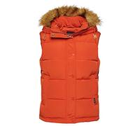 Superdry VINTAGE EVEREST FAUX FUR GILET W5011395A Pureed Pumpkin talla 14