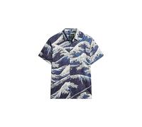 Superdry Vintage Hawaiian S/S Shirt M4010620A The Great Wave L Hombre