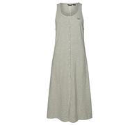 Superdry Vintage Jersey Button Dress W8011278A Oatmeal Stripe 10 Mujer