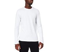 Superdry Vintage Logo Emb LS Top Camiseta de Manga Larga, Optic, XL para Hombre