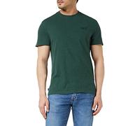Superdry Vintage Logo EMB tee Camisa, Buck Green Marl, XL para Hombre