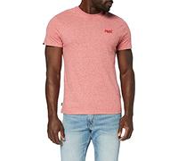 Superdry Vintage Logo EMB tee Camisa, Mid Red Grit, S para Hombre
