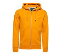 Superdry Vintage Logo EMB Ziphood Sudadera, Thrift Gold Marl, XL para Hombre