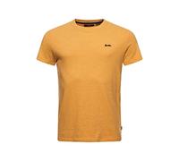 Superdry Vintage Logo Micro EMB tee Camisa, Ochre Marl, S para Hombre