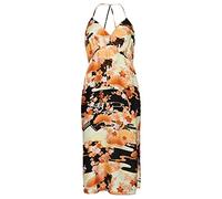 Superdry Vintage Midi Halter Slip Dress W8011293A Goshodoki Gold 10 Mujer
